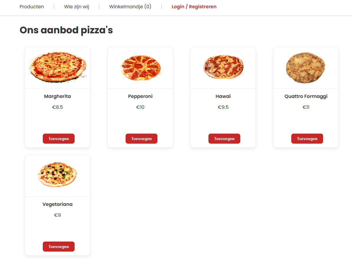pizzeria Screenshot